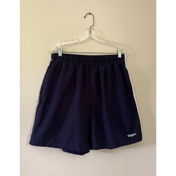 Tommy Hilfiger Mens XLarge Blue Swim Trunks Pockets Drawstring Elastic Waist - Picture 1 of 5